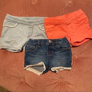 Carter’s OshKosh B’gosh Bundle size 3T girl shorts